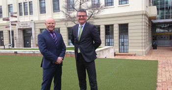 Chris Wilkinson and Steve Wilde, Queenstown’s Town Centre Manager